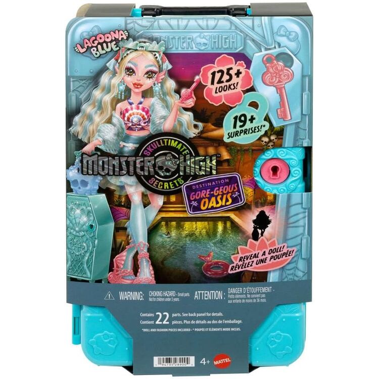 Product Mattel Monster High Skulltimate Secrets: Destination Gore-geous Oasis - Lagoona Blue Doll (JDR51) image