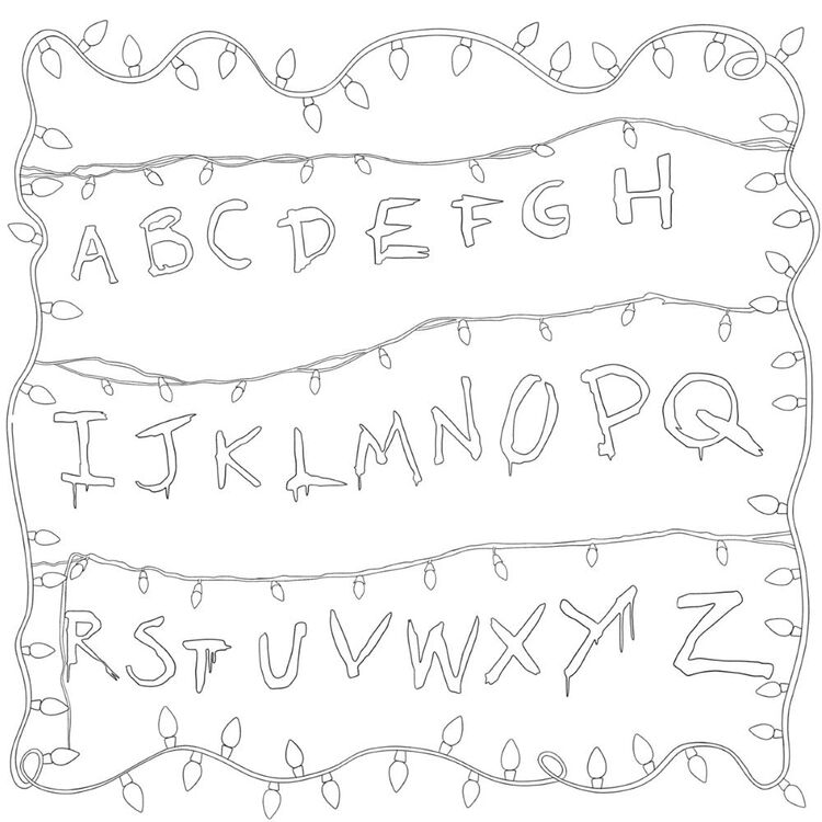 Product Stranger Things Coloring Book image