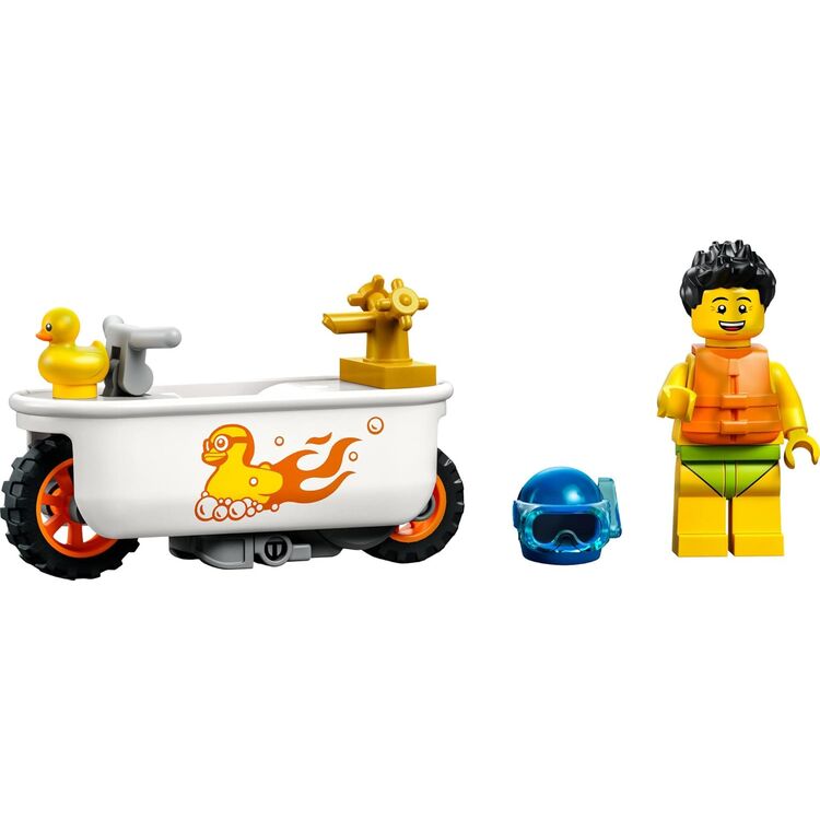 Product LEGO® City: Bathtub Stunt Bike (60333) image