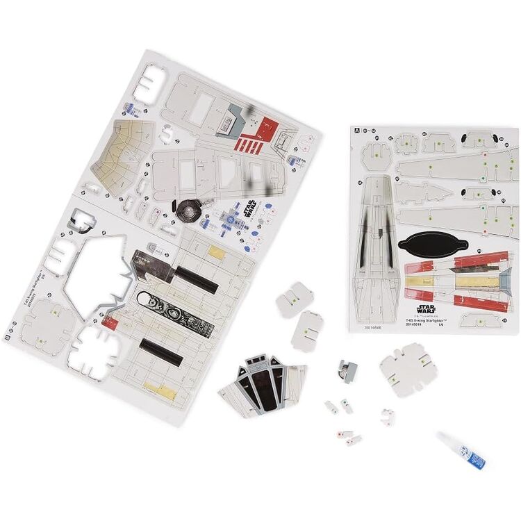 Product Παζλ Spin Master Disney: Star Wars 4D Build - T-65 X-Wing Starfighter 3D Cardstock Model Kit (6069813) image