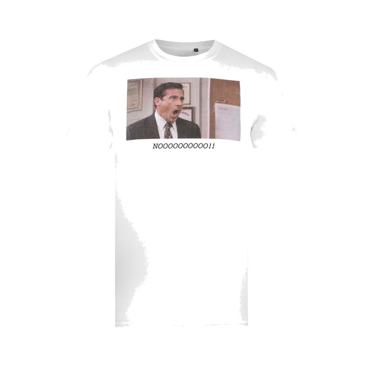Product The Office Michael Noo!! White T-Shirt image