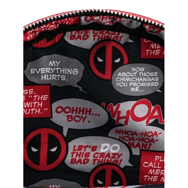 Product Loungefly Marvel Deadpool Merch With Mouth Backpack image