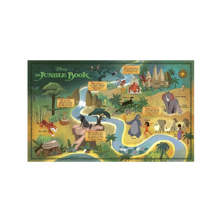 Product The Disney Book of Maps : A Guide to the Magical Worlds of Disney and Pixar image