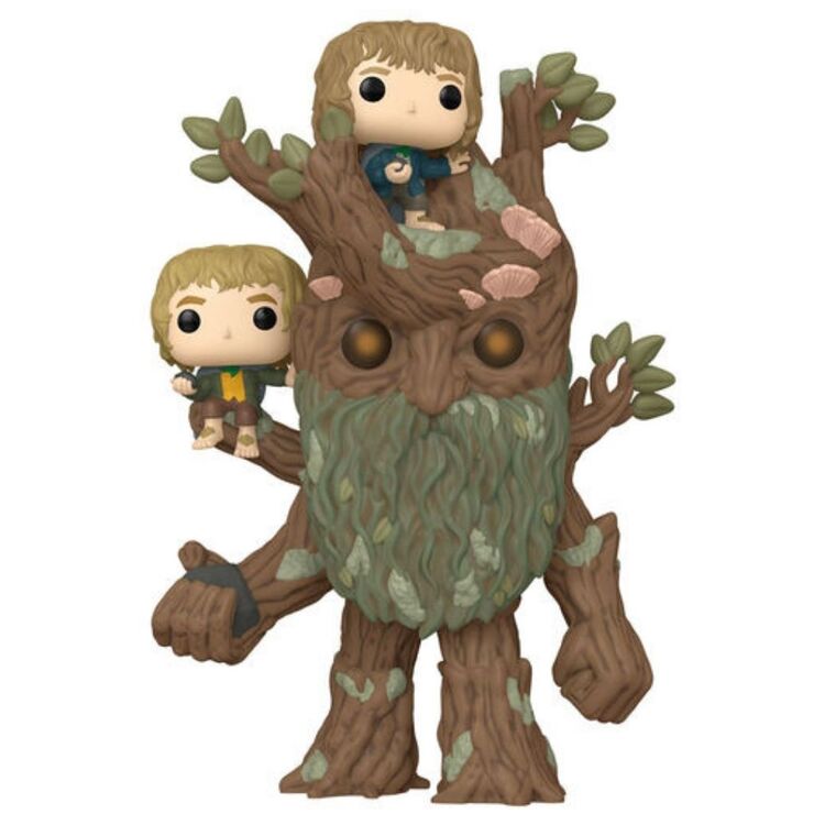 Product Funko Pop! The Lord of the Rings Treebeard with Merry & Pippin image