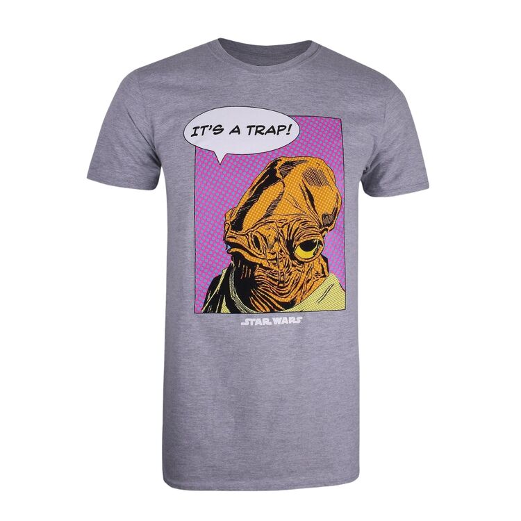 Product Star Wars It's A Trap Grey T-shirt image