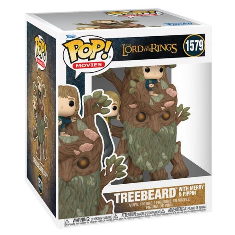 Product Funko Pop! The Lord of the Rings Treebeard with Merry & Pippin image