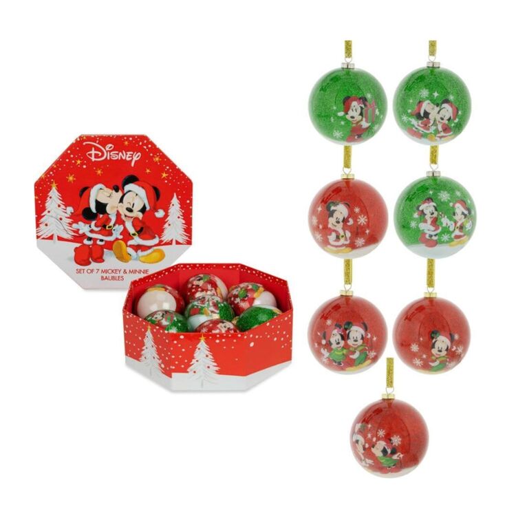 Product Χριστουγεννιάτικα Στολίδια Σετ των 7 Disney Mickey & Minnie image