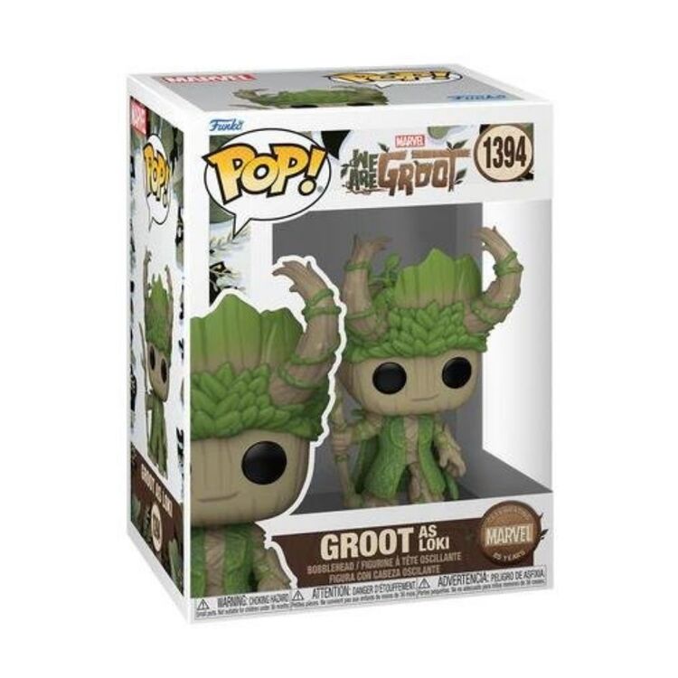 Product Funko Pop! Marvel We Are Groot Groot as Loki image