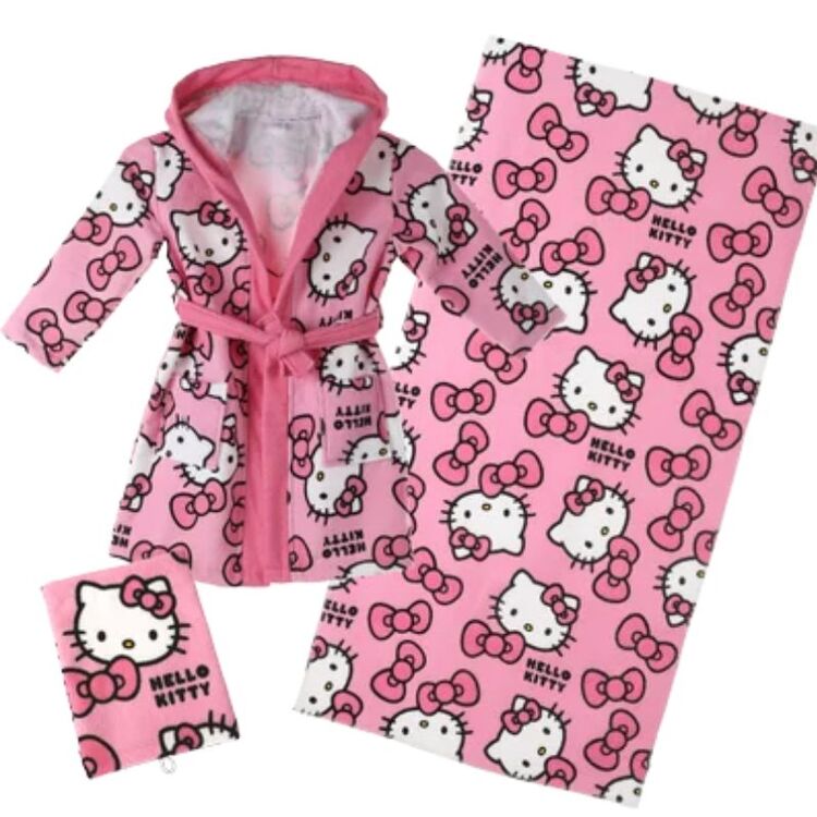 Product Hello Kitty Bathrobe Set image