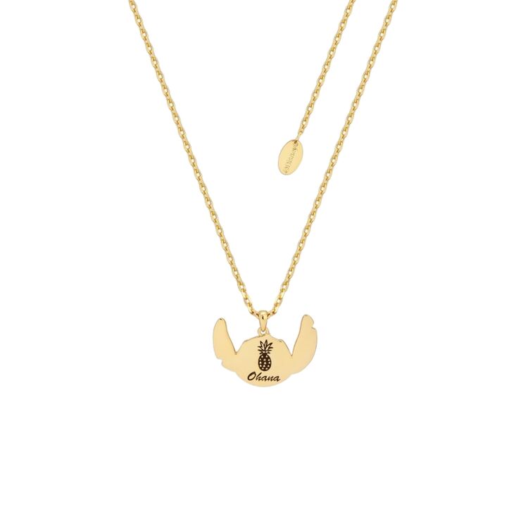 Product Disney Couture Gold Plated Lilo & Stitch Necklace image