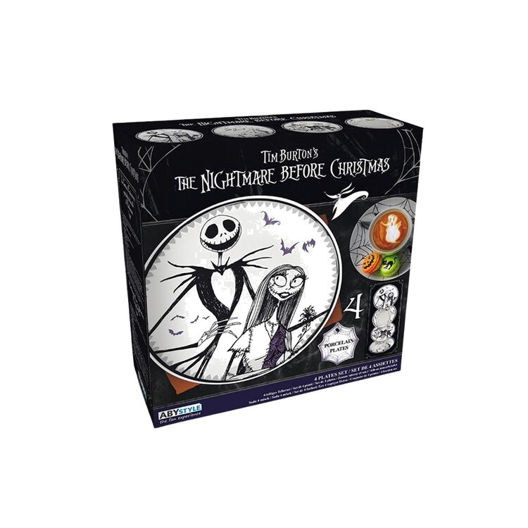 Product Disney Nightmare Before Christmas 4-Pack Plates image