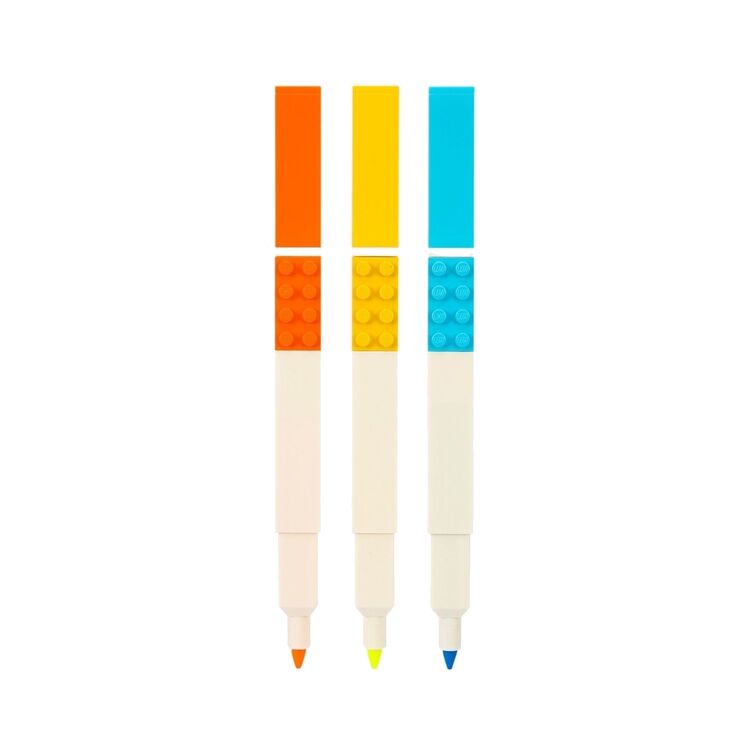 Product LEGO® Highlighters 3-Pack Bricks image