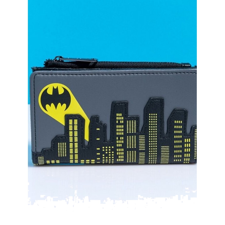 Product Loungefly DC Batman Bat Signal Flap Wallet image