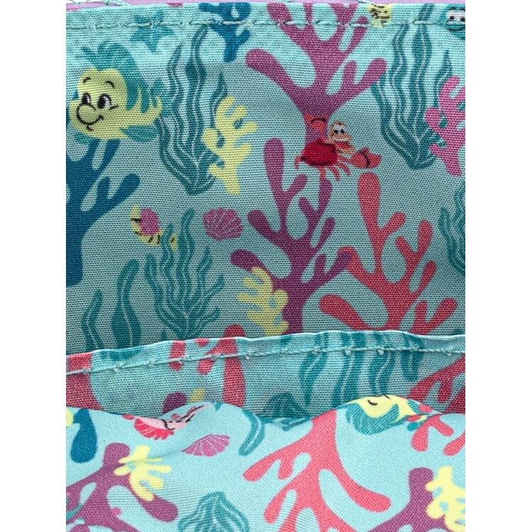 Product Loungefly Little Mermaid Ombre Scales Shell Handle Crossbody Bag image