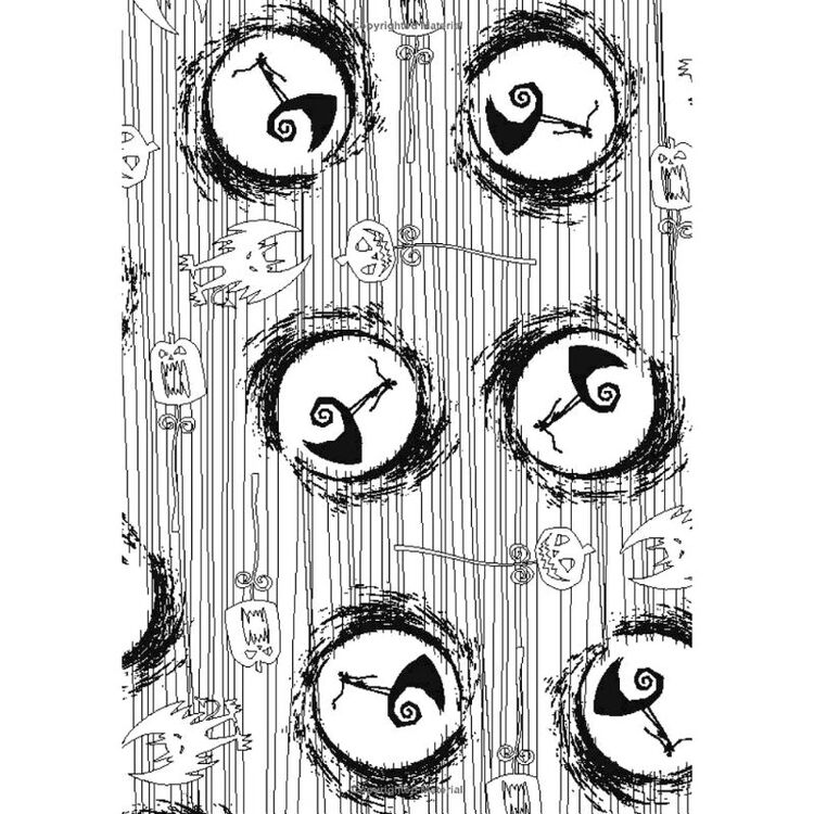 Product Art of Coloring: Tim Burton's The Nightmare Before Christmas Coloring Book image