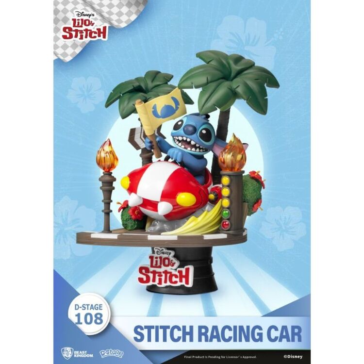 Product Φιγούρα D-Stage Stitch Racing Car Diorama image