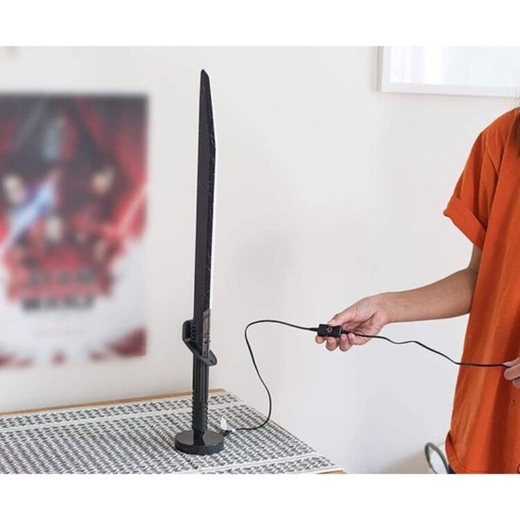 Product Star Wars The Mandalorian Dark Saber Table Lamp image