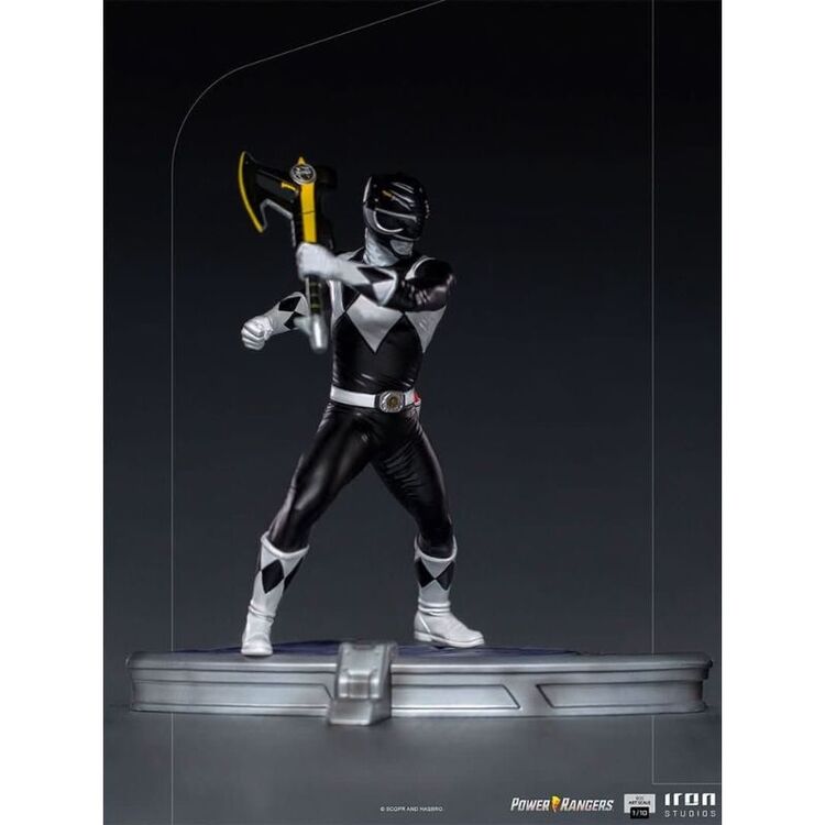 Product Iron Studios BDS: Power Rangers - Black Ranger Art Scale Statue (1/10) (POWRAN46221-10) image