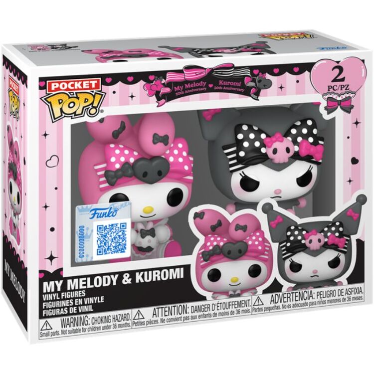 Product Funko Pocket Pop! Hello Kitty & Friends - My Melody & Kuromi (Special Edition) image