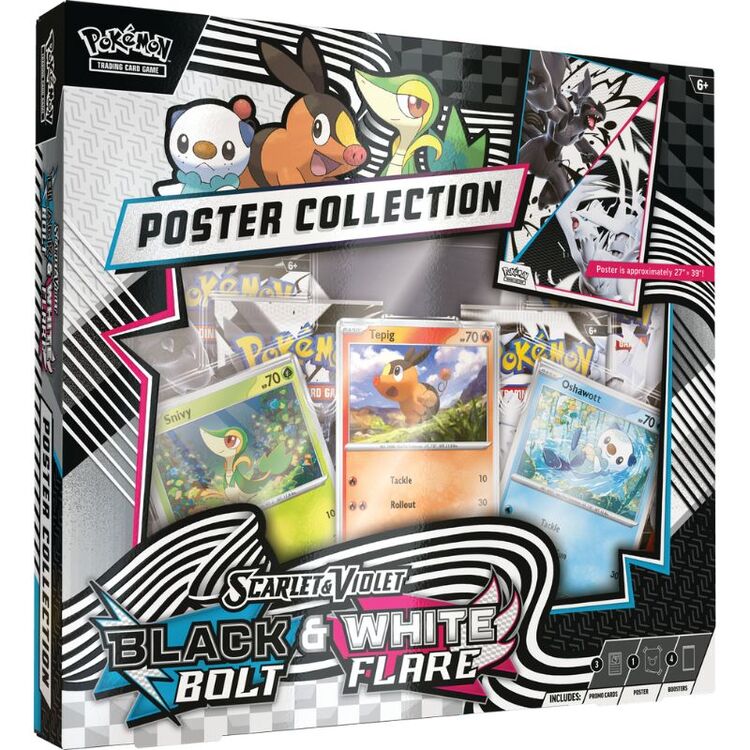 Product Pokemon TCG: Scarlet & Violet 10.5 Black Bolt & White Flare - Unova Poster Collection image