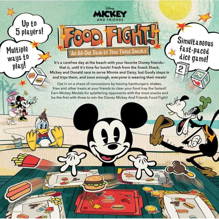 Product Disney Board Game Mickey and Friends Food Fight image