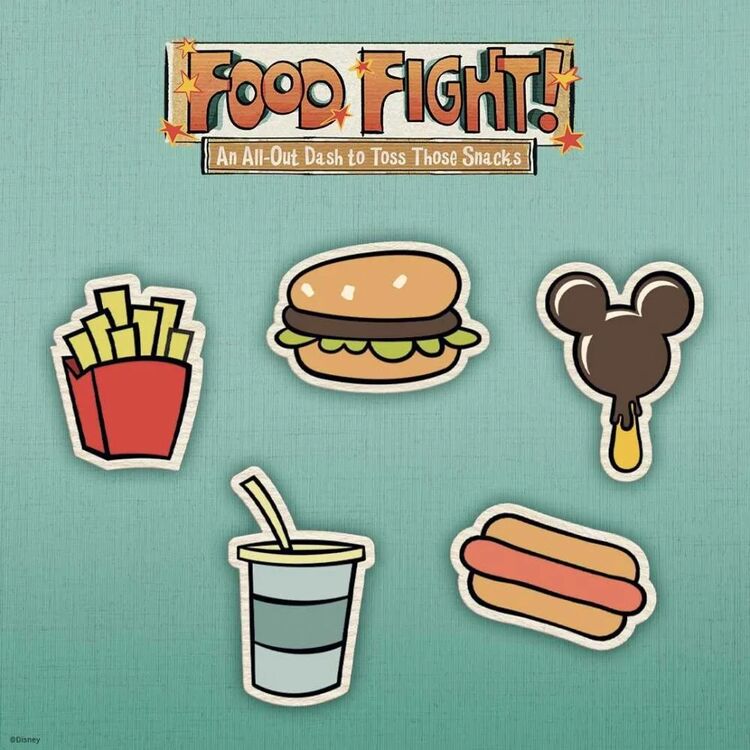 Product Disney Board Game Mickey and Friends Food Fight image