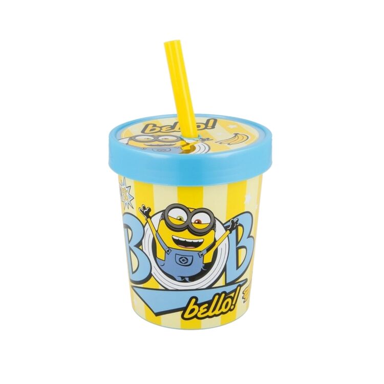 Product Minions Ice Cream Tub Straw image