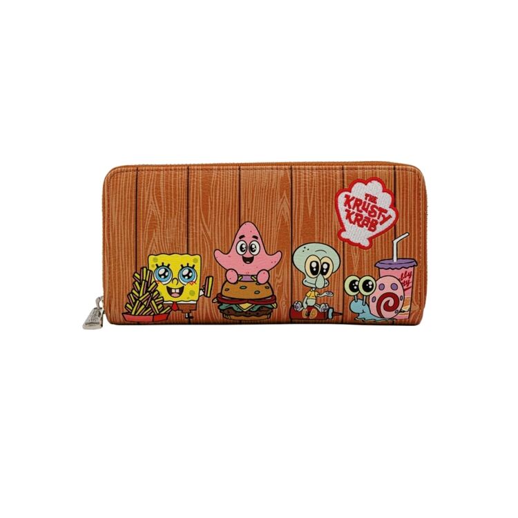 Product Spongebob Krusty Crab Gang Zip Around Wallet image