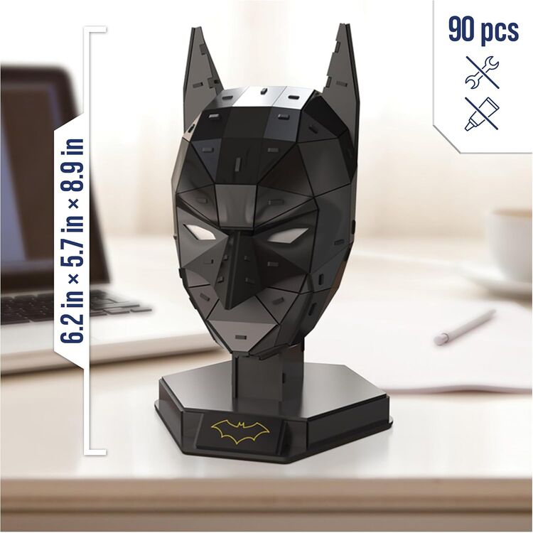 Product Παζλ Spin Master 4D Build DC: Batman - Mask 3D Puzzle Model Kit (6070176) image