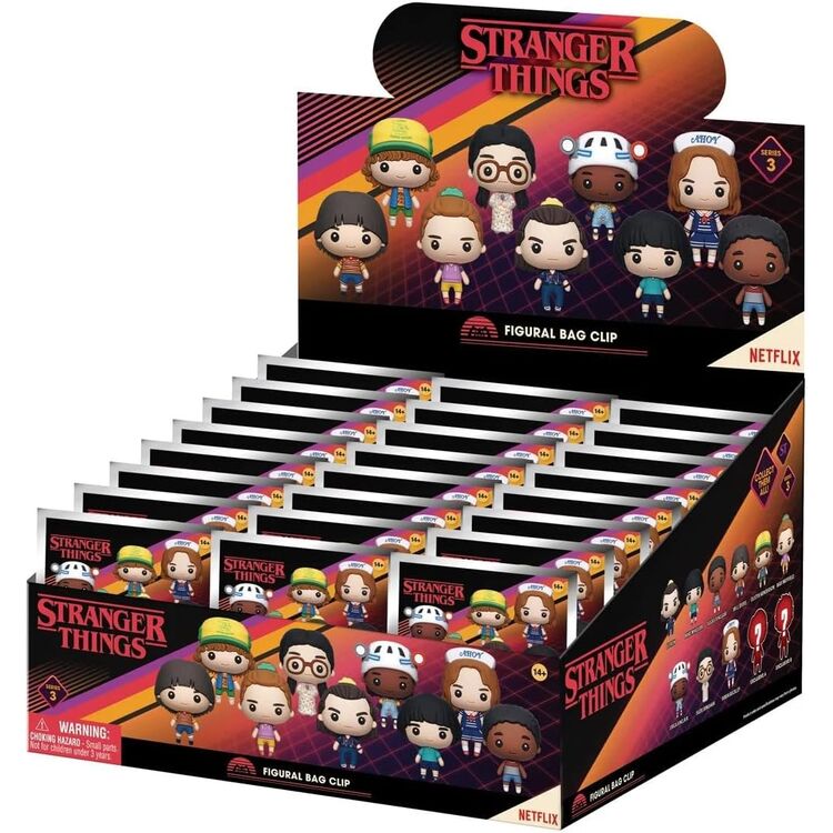 Product Monogram: Stranger Things (Series3) (BlindBag/Random) 3D Foam Bag Clips Figure (1pc) image