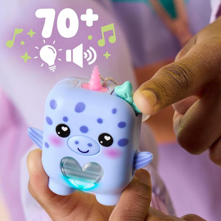 Product Μπρελόκ Μινιατούρα Hasbro Nano-Mals: Blubby - Blue Narwhal (G2214) image