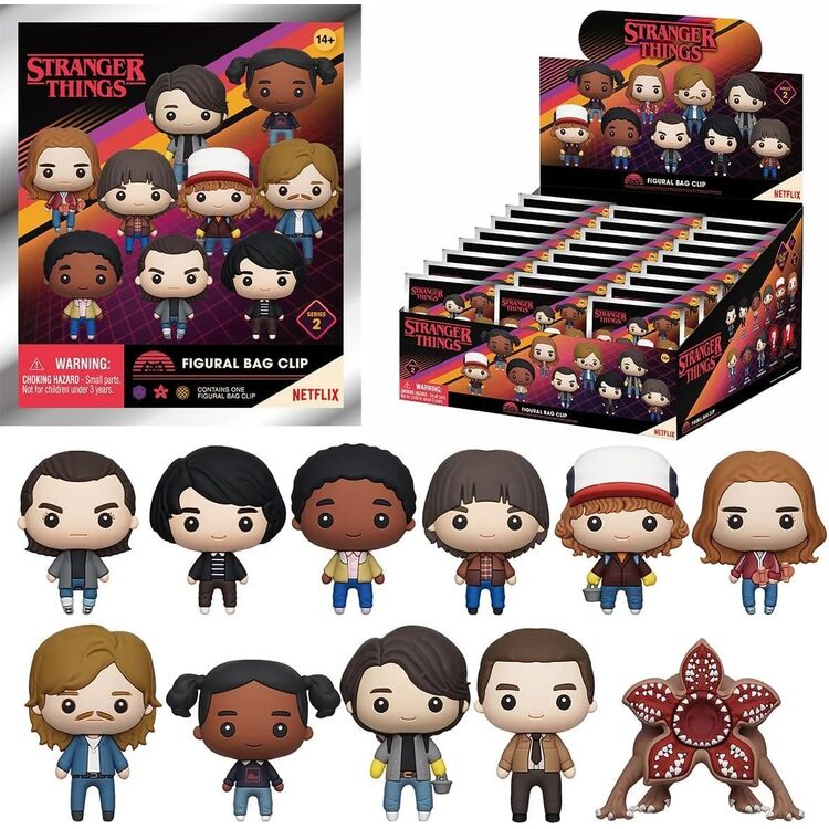 Product Μπρελόκ Monogram: Stranger Things (Series2) (Blind Bag/Random) 3D Foam Bag Clips Figure (1pc) 1τμχ Τυχαία Επιλογή image