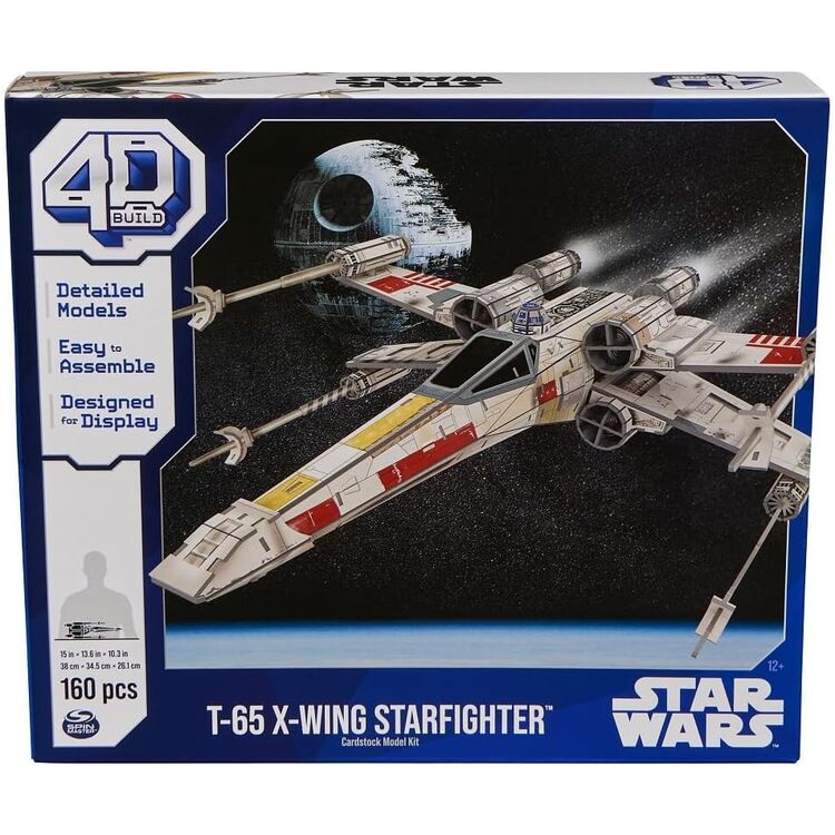 Product Παζλ Spin Master Disney: Star Wars 4D Build - T-65 X-Wing Starfighter 3D Cardstock Model Kit (6069813) image