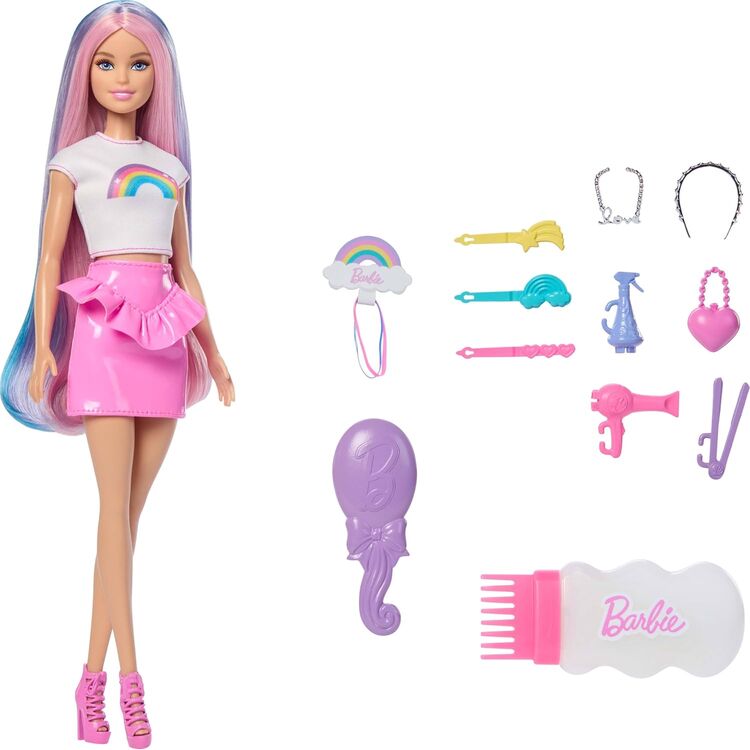 Product Mattel Barbie: Rainbow Sparkle Hair Doll (JJP07) image