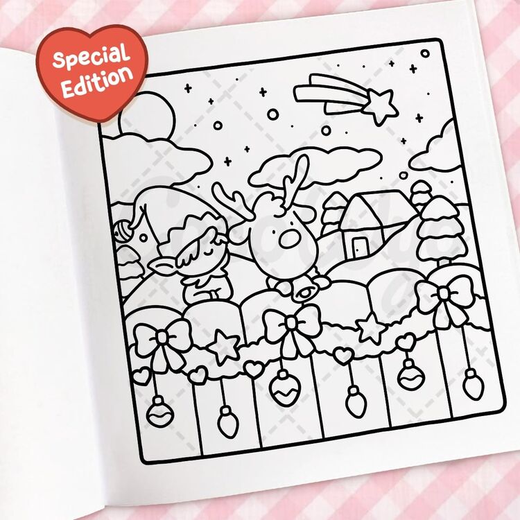 Product Coco Wyo Cozy Christmas Coloring Book image