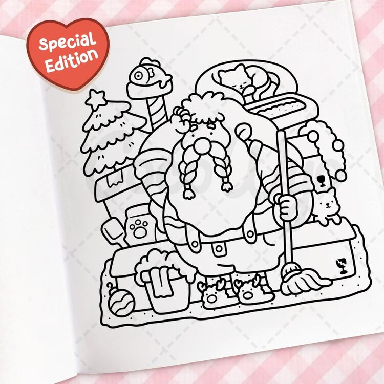 Product Coco Wyo Cozy Christmas Coloring Book image