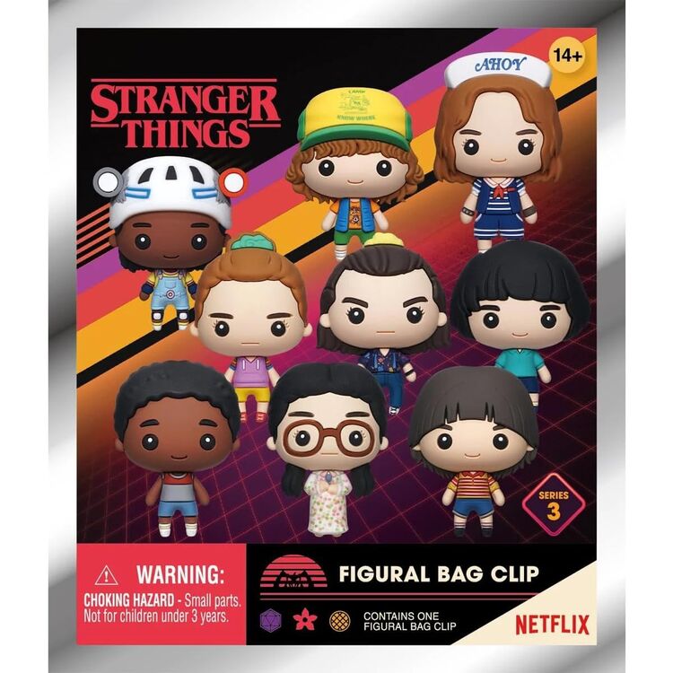 Product Monogram: Stranger Things (Series3) (BlindBag/Random) 3D Foam Bag Clips Figure (1pc) image