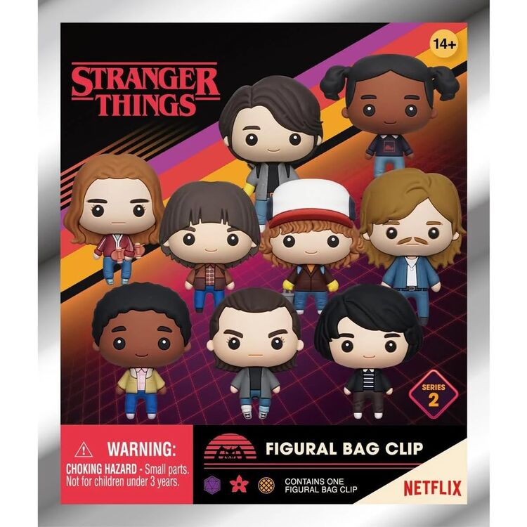 Product Μπρελόκ Monogram: Stranger Things (Series2) (Blind Bag/Random) 3D Foam Bag Clips Figure (1pc) 1τμχ Τυχαία Επιλογή image