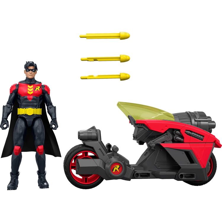 Product Φιγούρα Δράσης Mattel DC Super-Villains: Robin Cycle (JMD51) image