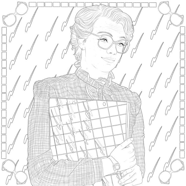 Product Stranger Things Coloring Book image