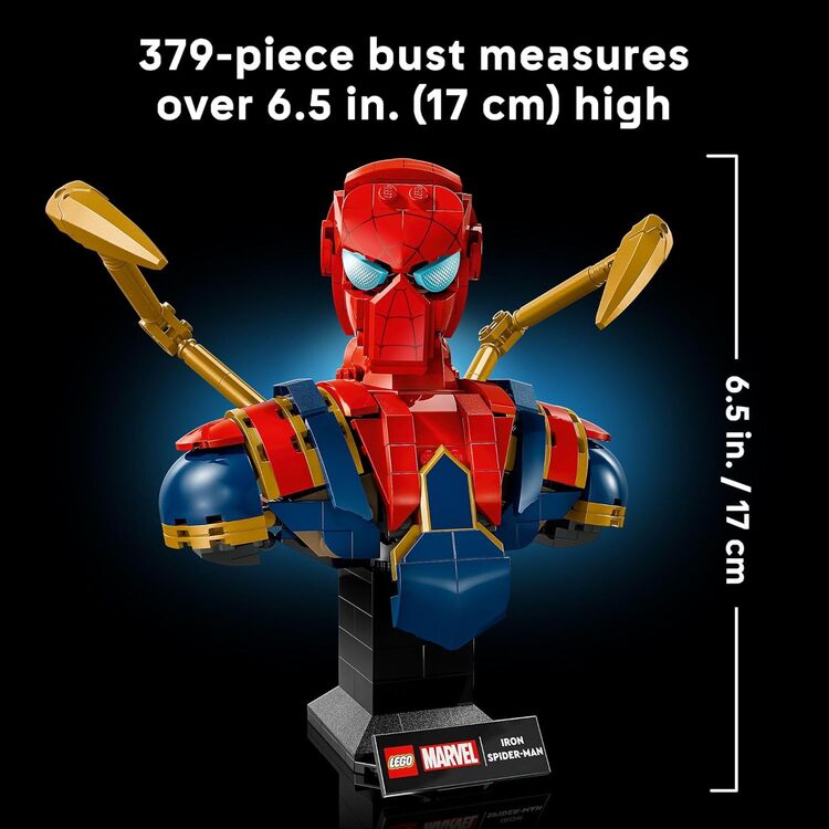 Product LEGO® Marvel: Iron Spider-Man Bust (76326) image