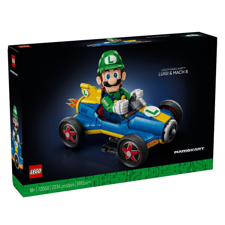 Product LEGO® Super Mario™: Mario Kart™ – Luigi & Mach 8 (72050) image