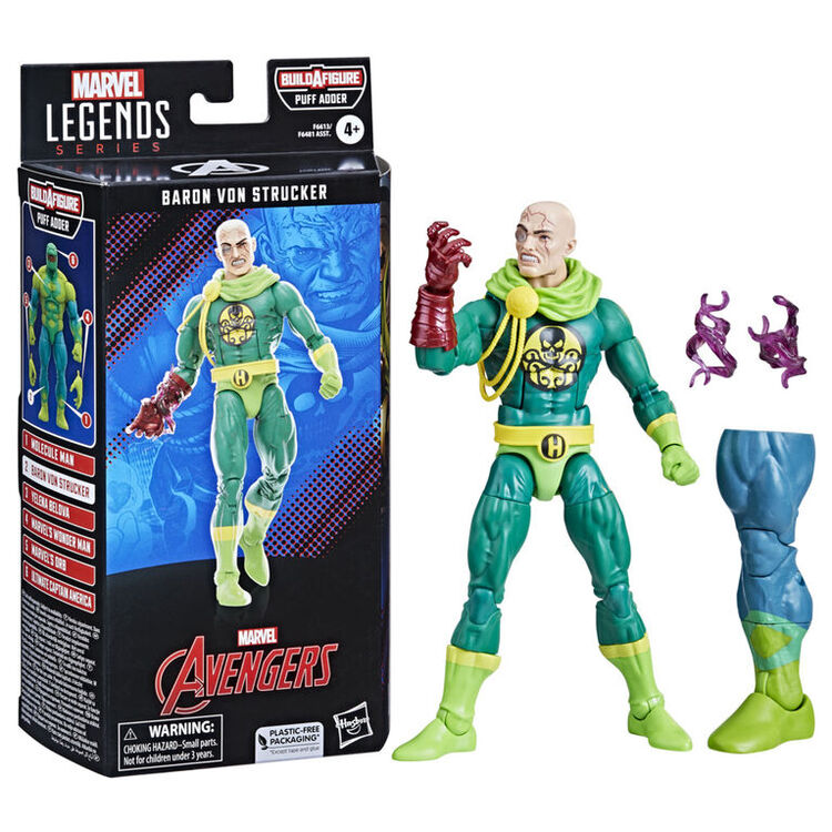 Product Hasbro Fans - Marvel Legends: Baron Von Strucker Action Figure (15cm) (Build-A-Figure Puff Adder) (F6613) image