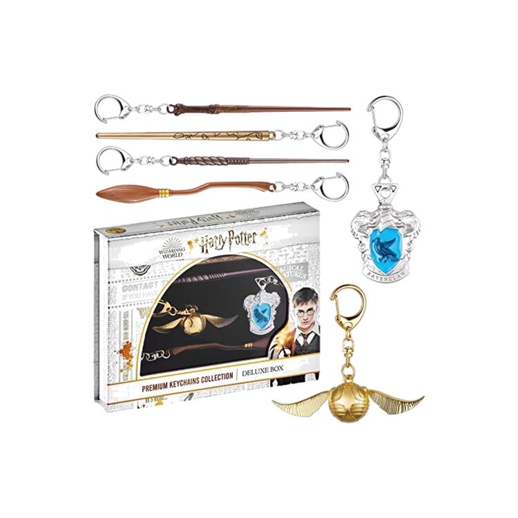 Product Harry Potter Premium Keychains 6pack Ravenclaw Emblem Deluxe Box image