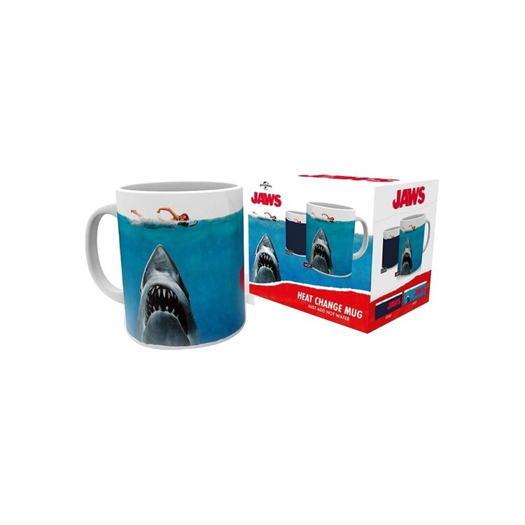 Product Jaws One Sheet Heat Change Mug One Sheet image