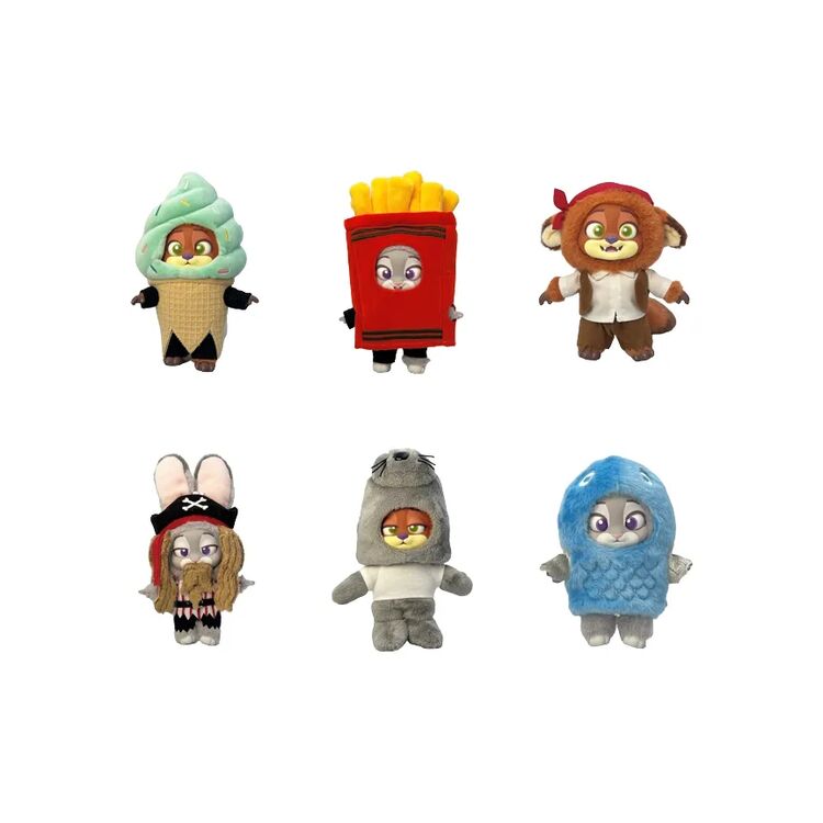 Product Disney Zootopia Nick & Judy Best Undercove Series Plush Keychain Blind Box(1pc) image