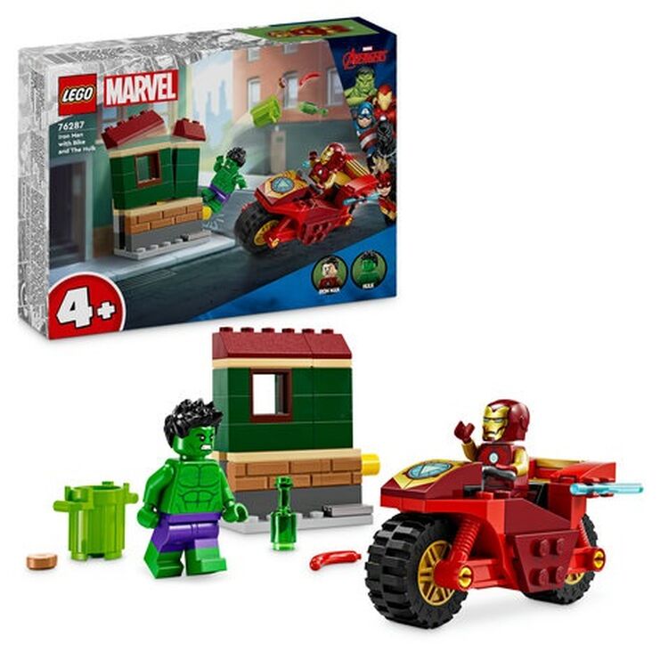 Product LEGO® Marvel: Άιρον Μαν με Μηχανή και Χαλκ (76287) image
