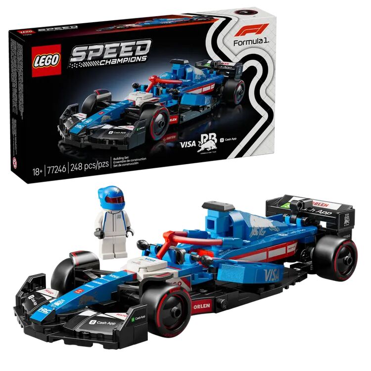Product LEGO® Speed Champions: Αγωνιστικό Αυτοκίνητο Visa Cash App RB VCARB 01 F1® (77246) image