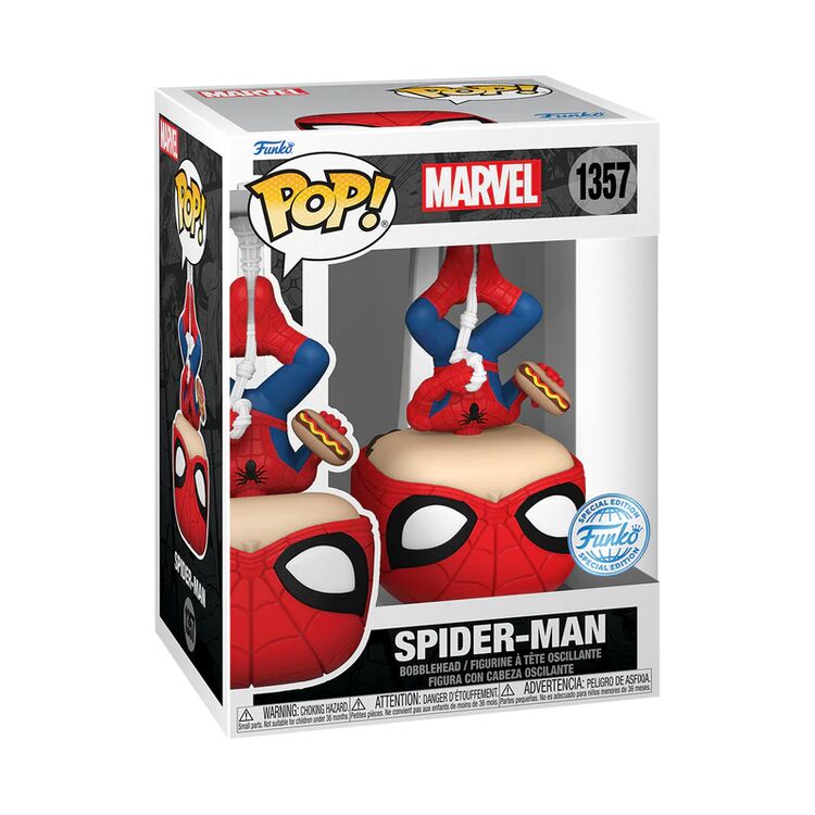 Product Funko Pop! Marvel Spider-Man with Hot Dog (Special Edition) image