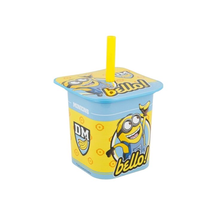 Product Minions 2 Pieces Set Yogurt Straw Tumbler image